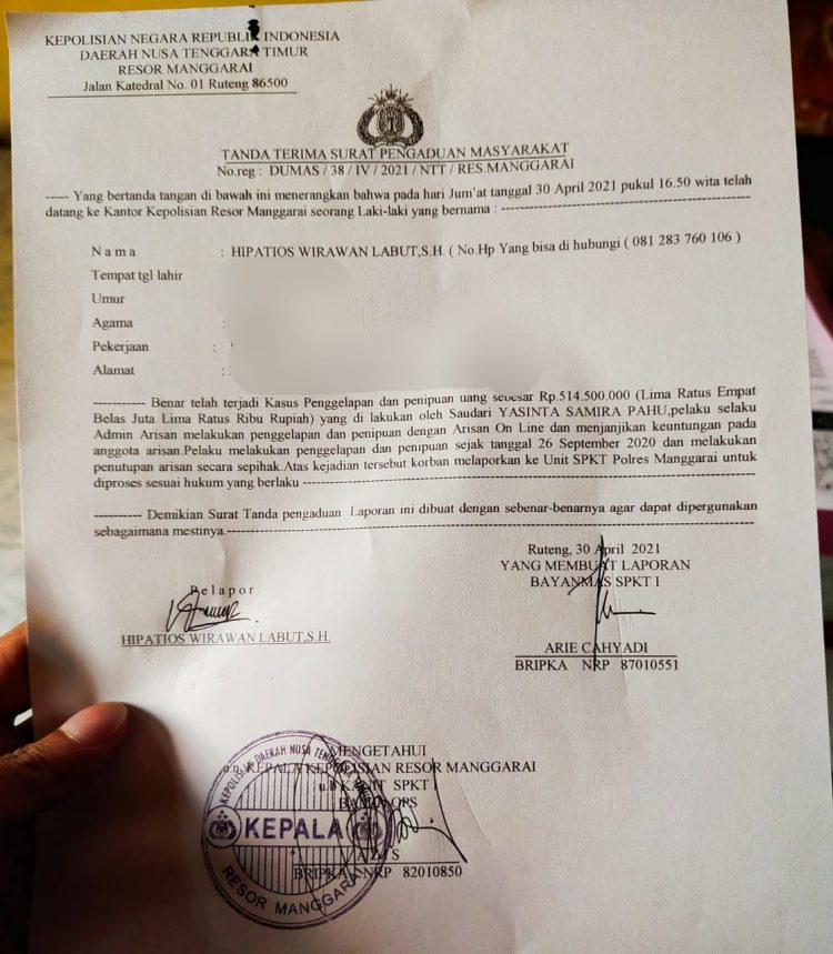 Uang Arisan