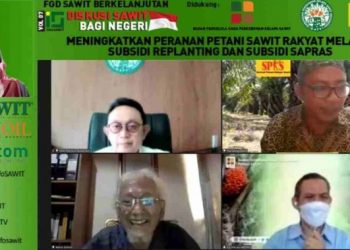 Dongkak Kinerja Kebun Petani Sawit