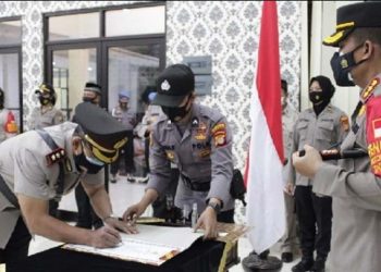 Sertijab Sejumlah Pejabat di Polres Metro Depok