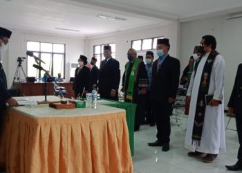 Pelantikan Pejabat di Matim Dilangsungkan Secara Virtual