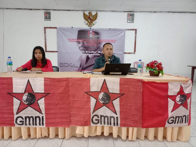 GMNI Manggarai Isi Pelantikan Anggota Baru dengan Dialog Publik