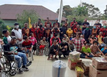 Pemuda Pancasila Manggarai Kunjungi Yayasan St. Damian Cancar dan ODGJ