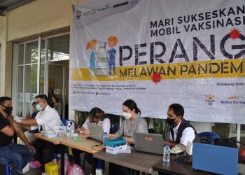 Kadin NTT Gelar Vaksin Massal Bagi Masyarakat