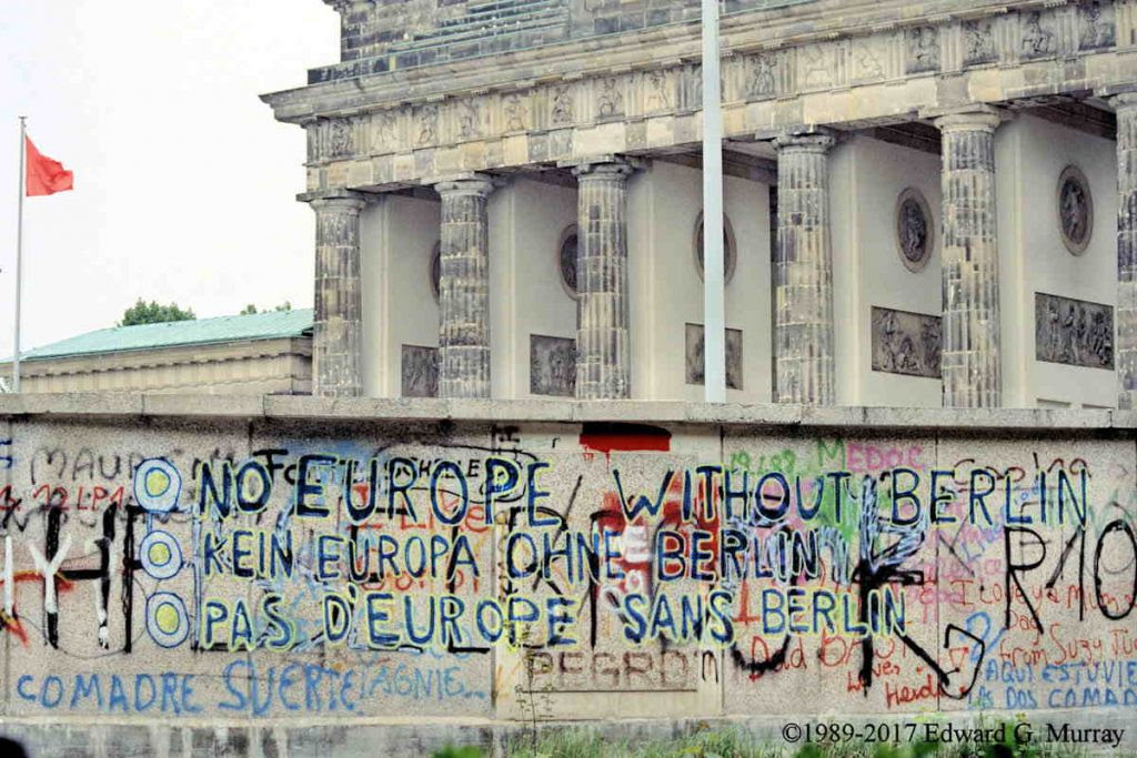 Berliner Mauer. Photo courtesy of Edward G. Murray