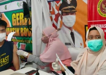 Dukung Kebijakan Presiden, BIN Jatim dan Pemkot Madiun Gelar Vaksin di Hari Lebaran.