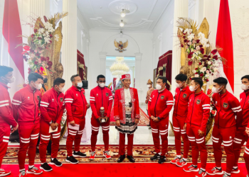 Presiden Jokowi Terima Timnas U-16 di Istana Merdeka