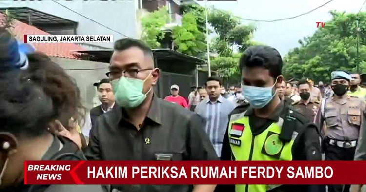 Majelis Hakim Periksa Rumah Terdakwa Ferdy Sambo