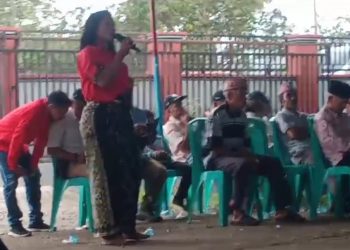 Warga Indrong Antusias Memenangkan Ermelinda Suriana
