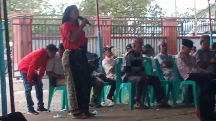 Warga Indrong Antusias Memenangkan Ermelinda Suriana