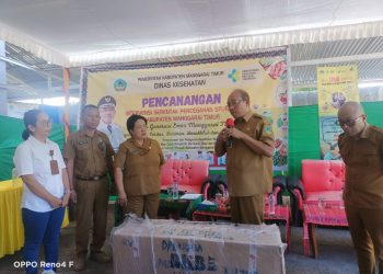 12 Kecamatan di Manggarai Timur Serentak Launching Pencanangan Intervensi Pencegahan Stunting