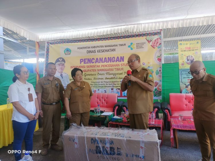 12 Kecamatan di Manggarai Timur Serentak Launching Pencanangan Intervensi Pencegahan Stunting