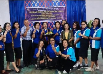 HUT ke-100 Tahun WKRI, Gelar Lomba Pangan Lokal  Antara DPC Di Aula Paroki Cewonikit