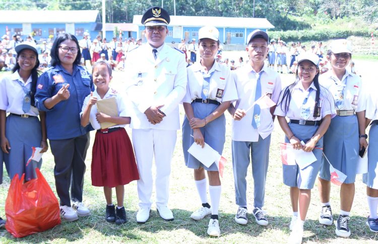 Perayaan HUT Kemerdekaan RI ke 79 Kecamatan Rahong Utara, Deklarasi Kecamatan Ramah Anak Dan We Ring The Bell