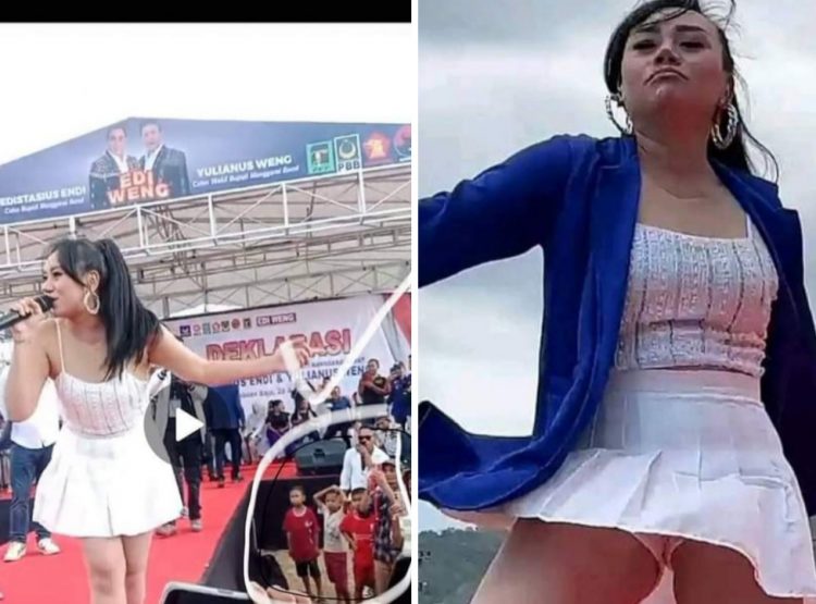 Tanggapan Netizen atas Aksi Erotis Biduan Dangdut Trio Macan Saat Deklarasi Edi-Weng