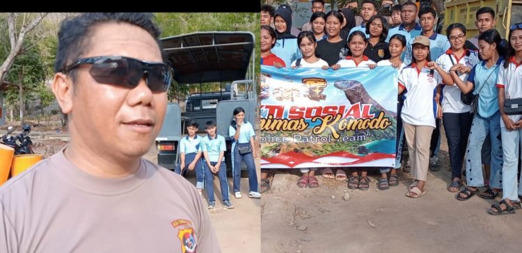 Peduli Terhadap Kebersihan Pantai Raimas Komodo Ajak Warga Bersihkan Pantai.