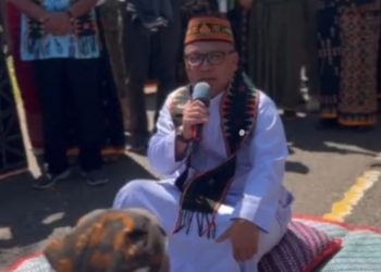 Uskup Terpilih Mgr. Maksimus Regus, Pr Tiba Di Gereja Katedral Labuan Bajo, Ini Rute Perjalanannya