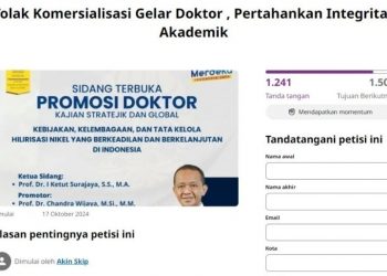 Petisi Alumni UI: Uji Ulang Gelar Doktor Bahlil