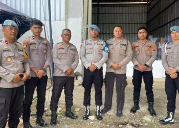 Propam Polres Mabar Pastikan Kesiapan Pengamanan Kantor Penyelenggara Pilkada