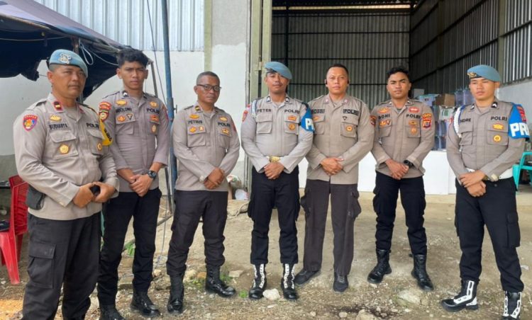 Propam Polres Mabar Pastikan Kesiapan Pengamanan Kantor Penyelenggara Pilkada