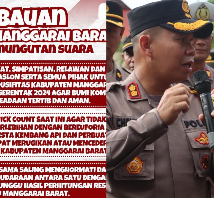 Pasca Pencoblosan, Kapolres Mabar Keluarkan Hotline Untuk Diakses Masyarakat