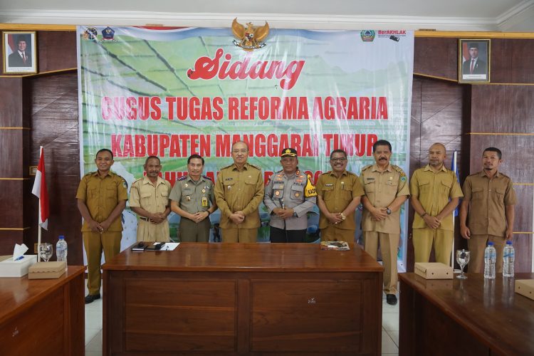 Pemda Matim Gelar Sidang Gugus Tugas Reformasi Agraria Tahap Dua Bersama BPN