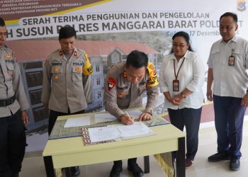 Kapolres Mabar Berikan Apresiasi Atas Bantuan Rusun dari Kementerian PUPR RI