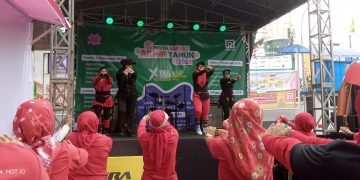 Senam Sehat Bersama Bunda Kota Depok di Pesta Rakyat Akhir Tahun 2024