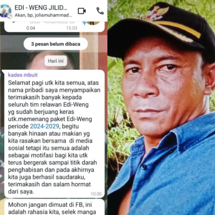 Sempat Mengelak Kades Di Kecamatan Boleng Ternyata Anggota Grup Edi-Weng Jilid Dua.