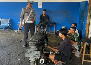 Datangi Bengkel, Polisi Larang Penggunaan Knalpot Racing Pada Malam Pergantian Tahun 