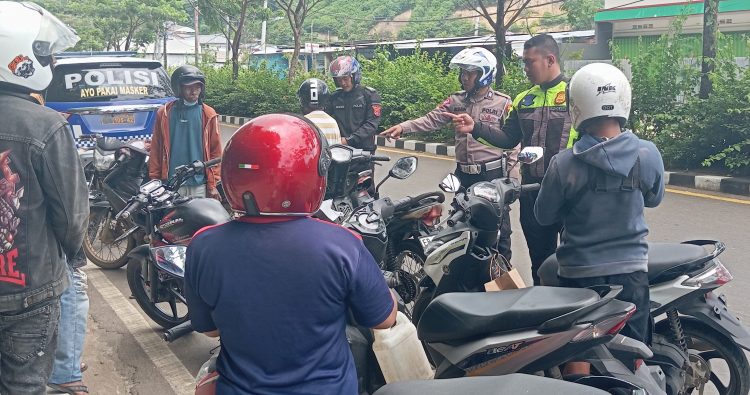 Sejumlah Kendaraan Diamankan Saat Operasi Hunting Sat Lantas Polres Mabar