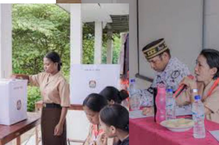 SMKN 3 Komodo Menggelar Kegiatan Pemilihan Pengurus OSIS yang Baru, Begini Harapan Kepala Sekolah