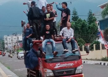 Aksi Demonstrasi Tolak Geotermal Diwarnai Tindakan Tak Terpuji Sekelompok Orang Tak Dikenal