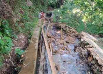 Hasil Panen Menurun Karena Saluran Irigasi Rusak Parah, Pemuda Wae Lolos Sampaikan Keluhan