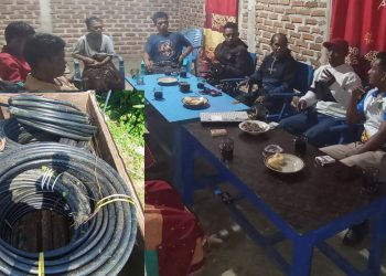 Dinas Cipta Karya Mabar Salurkan Bantuan Pipa di Dusun Mante Penok, Begini Respon Warga