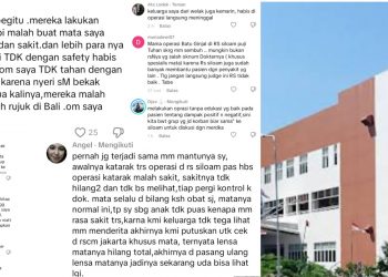 Sejumlah Netizen Korban Operasi Mata Soroti Kejanggalan Pelayanan Dokter Di RS Siloam 