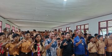 SMPN 12 Satar Mese Gandeng Densus 88 Gelar Sosialisasi, Ajak Siswa Lindungi Diri Sejak Dini