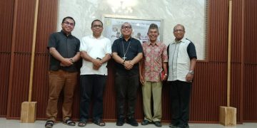 Pemuda Katolik Komcab Mabar Sowan ke Uskup Labuan Bajo, Bahas Persiapan Rapimnas