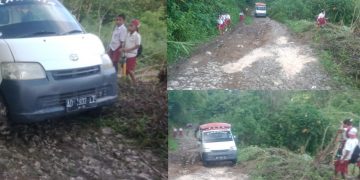 Jalan Kabupaten Di Matim Berubah Jadi Kali Mati, Warga Tagih Janji Bupati dan DPRD Dapil IV