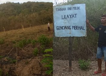 Beredar Isu Oknum Mafia Akan Menjual Lokasi Lengkong Warang, Warga Ulayat Mbehal Lakukan Pantauan
