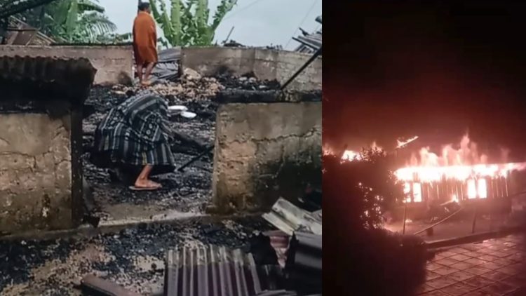 Gercep BPBD Manggarai Atasi Musibah Kebakaran yang Menghanguskan Rumah di Compang Cibal