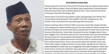 Alo Oba “Domba” Labuan Bajo Surati Gembala dari Keuskupan Hingga Paus, Isinya Mengejutkan