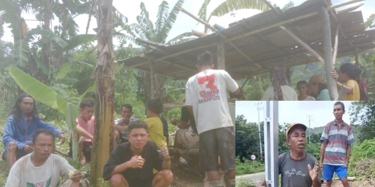 Pondok Milik Warga Merot Dibongkar Oleh Agus Rabu Suku Wakel, Mengaku Atas Perintah Ardi Dahim