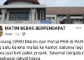 Isu PAW Dua Anggota DPRD Matim dari PKB Mencuat di Media Sosial, Ketua DPC Pilih Irit Bicara