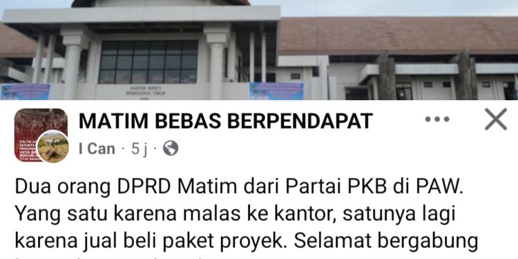 Isu PAW Dua Anggota DPRD Matim dari PKB Mencuat di Media Sosial, Ketua DPC Pilih Irit Bicara