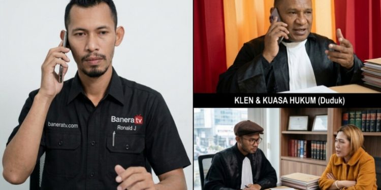 BaneraTV Abaikan Hak Jawab, Kuasa Hukum Emiliana Helni Sebut Ronal Jantur Wartawan Tidak Profesional