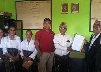 Mikael Urus Resmi Daftarkan Diri Jadi Calon Kepala Desa Cumbi