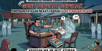 Yayasan Al-Hikmah Pecat Guru Secara Sepihak, Hukum Ketenagakerjaan Ditabrak, Depag Matim Bungkam