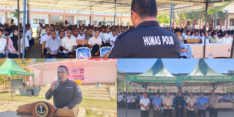Bukan MPLS Biasa: Polres Mabar Ingatkan Ratusan Siswa SMK Stella Maris Soal “Pisau Bermata Dua” di Kantong Mereka