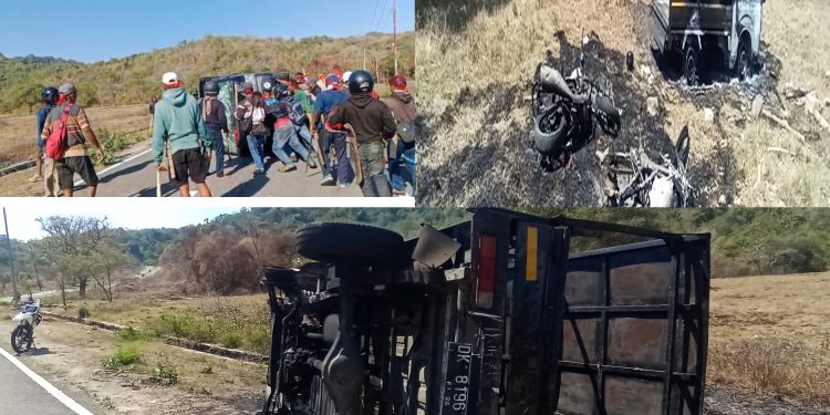 Warga Rareng Bakar Kendaraan dan Fasilitas, Warga Mbehal tuntut Ganti Rugi, Polres Mabar Didesak Bertindak Netral