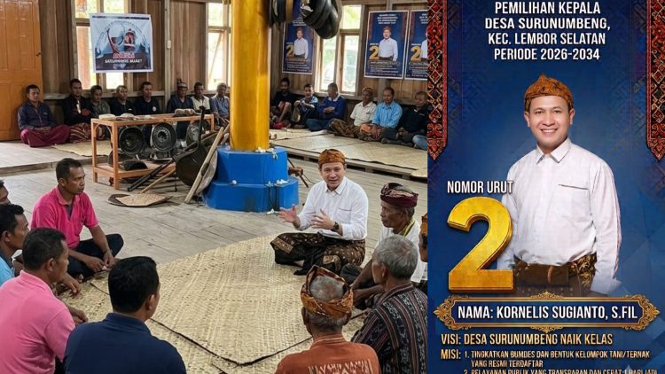 Gagas Empat Pilar Pembangunan, Kornelis Sugianto Usung Visi Kemajuan Desa Surunumbeng Lima Tahun Ke Depan